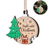 Semn Numărătoare Inversă Crăciun Lemn Zile Până la Crăciun Ornament Rustic Agățat Calendar Advent pentru Manta Decorare Pom de Crăciun