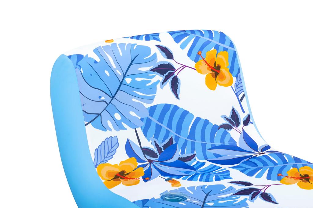 Bestway 155 x 96cm Blissful Drifter Fabric Lounge Float for Adults (SeaPool) 43402