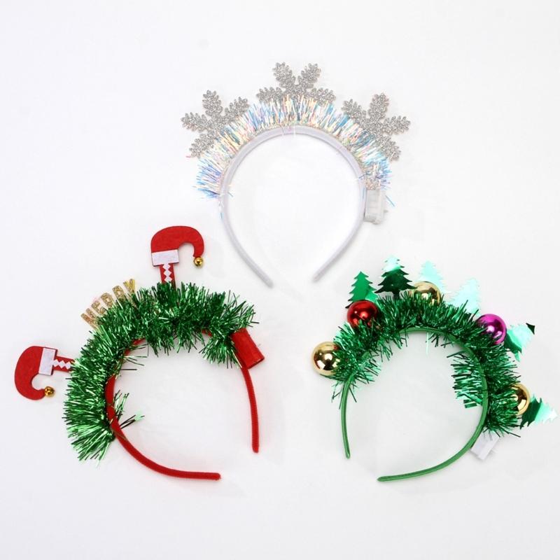 Weihnachtsthema Haarband Feiertagsfrisur Cosplay-Kostüm Weihnachtsfeier Requisite Neujahrsfest Kopfbedeckungs-Accessoires
