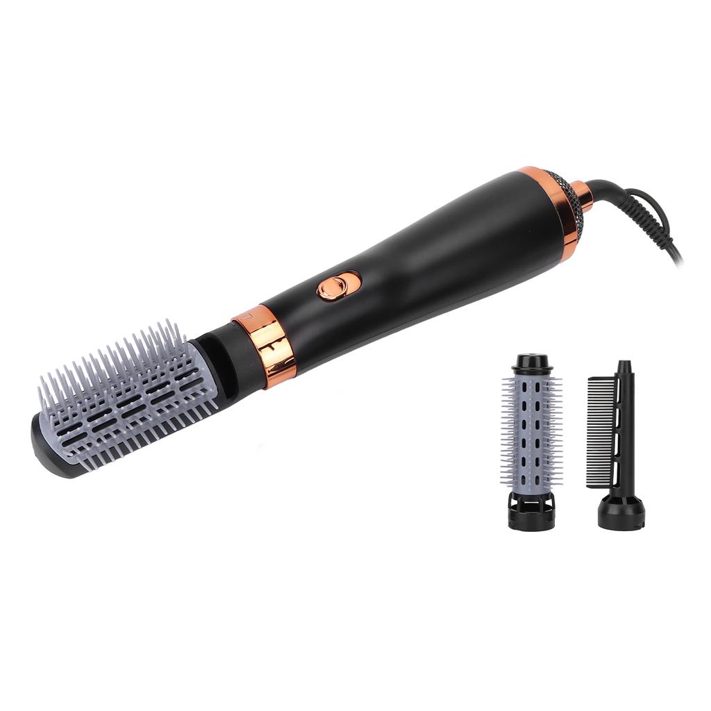 Perie uscător de păr cu aer cald 3 în 1 Anti-opărire 800W pentru coafat, ondulat, îndreptat, priză UE