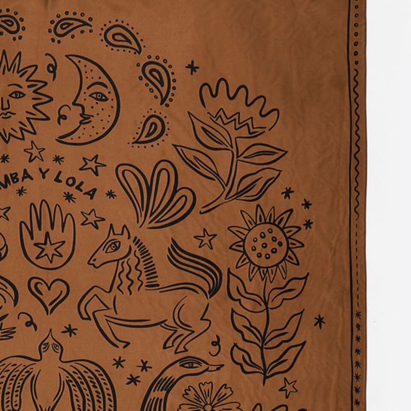 BIMBA Y LOLA BIMBA Y LOLA Esoteric Two-Tone Scarf B256AIF010BRF