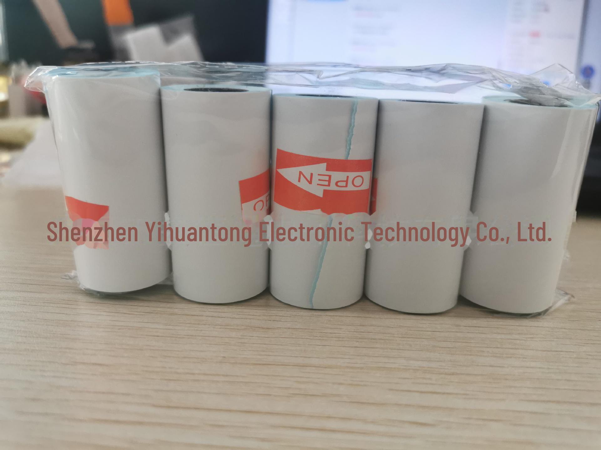 

Рулон самоклеящейся термобумаги для этикеток, 57x30 мм, для принтеров 10 printed white stickers синий/белый