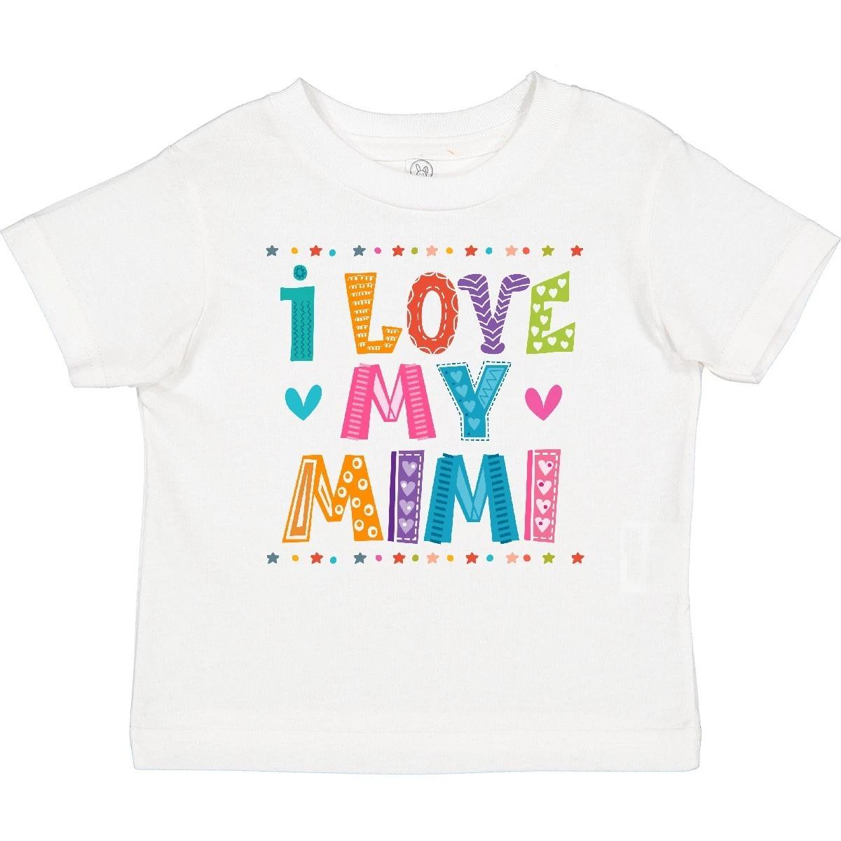 Inktastic I Love My Mimi For Babies Baby T-Shirt From Grandchild Girl Girls Tees 110