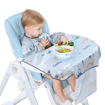Meal Baby Food Baby Long Sleeve Bib Set with Table Cloth [MINGYI TECH] Apron, Apron, Waterproof,