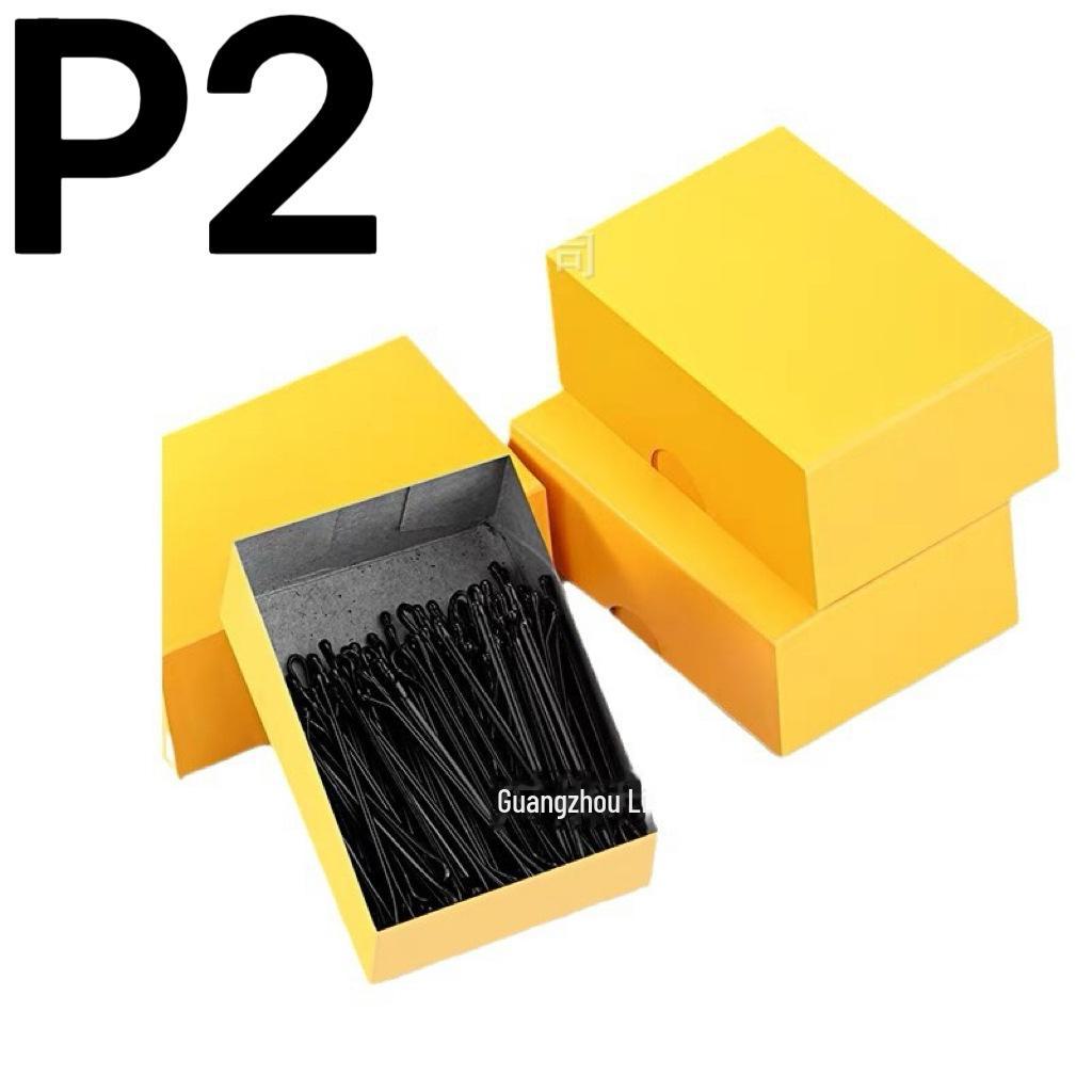 Bold Black Corrugated Hairpin Styling Clip