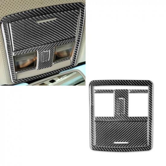 5Pcs Carbon Fiber Interior Overhead Console Cover Trim Fit For Chrysler 300 300C