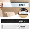 Durable Material Hanging Sign Fade-Resistant Solid Construction Business Status Notice Board Distinct Lettering