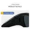 Kinder Sport Sonnenbrille UV400 - Coole Schwarze Wraparound Sonnenbrille für Jungen & Mädchen, Outdoor Radsport Strand Brillen