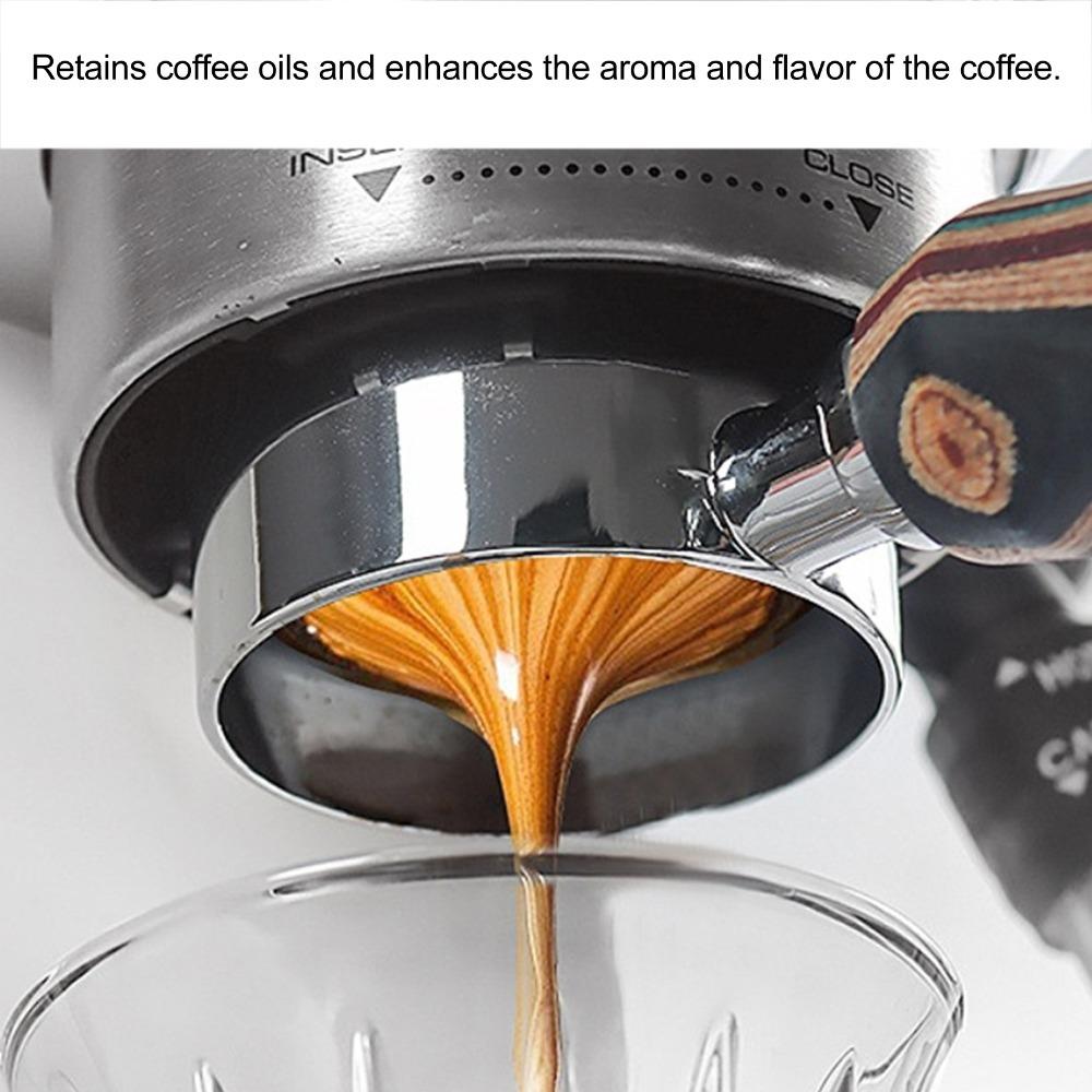 2PCS Set 304 Stainless Steel Portafilter Puck Screen Stainless Steel Filter  Coffee Brewing