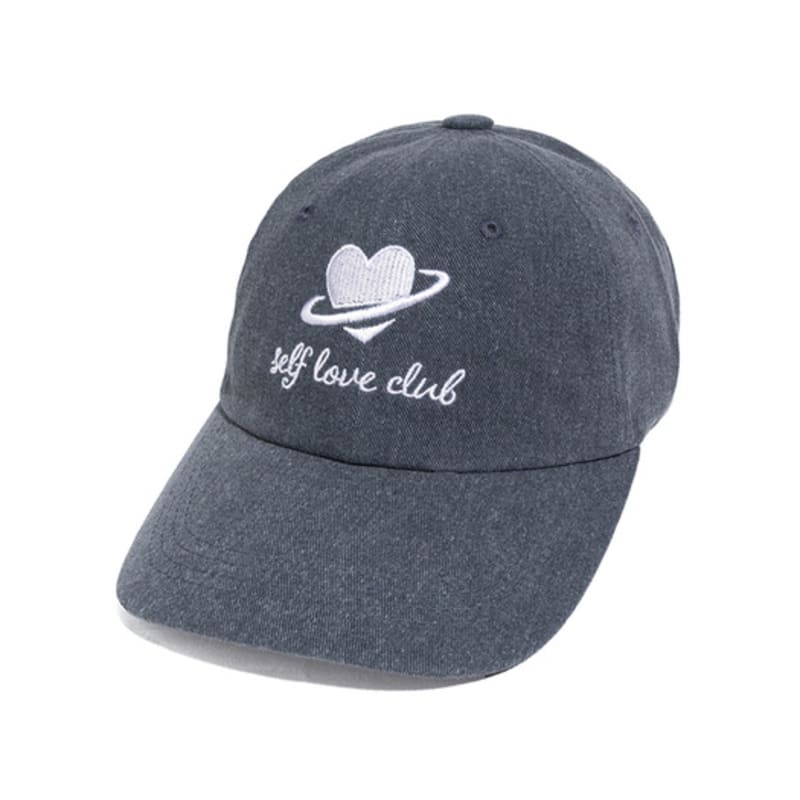 Net Social Club SELF LOVE PIGMENT WASHED CAP (SLATE BLUE)