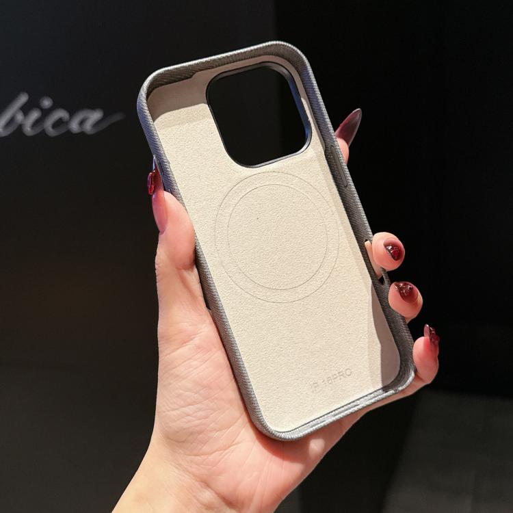 Retro Linen Fabric Magnetic Half Coverage Phone Case