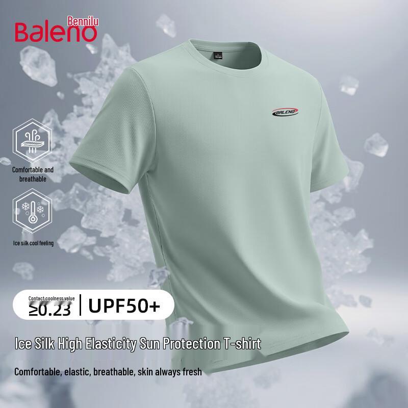 Baleno Men s Cool-Feel Short Sleeve T-Shirt L