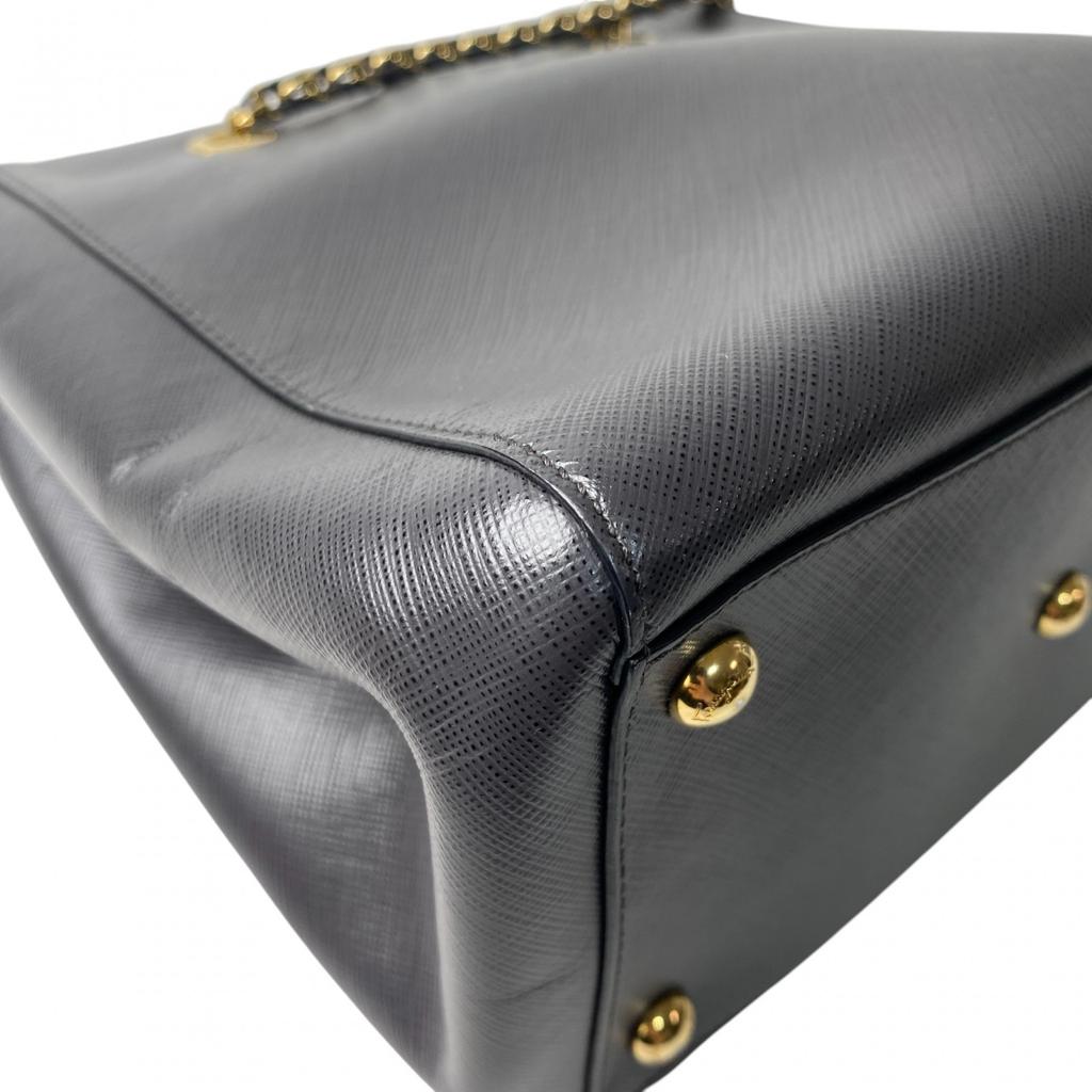 Used Salvatore FerragamoShoulder Bag Gray Leather Women