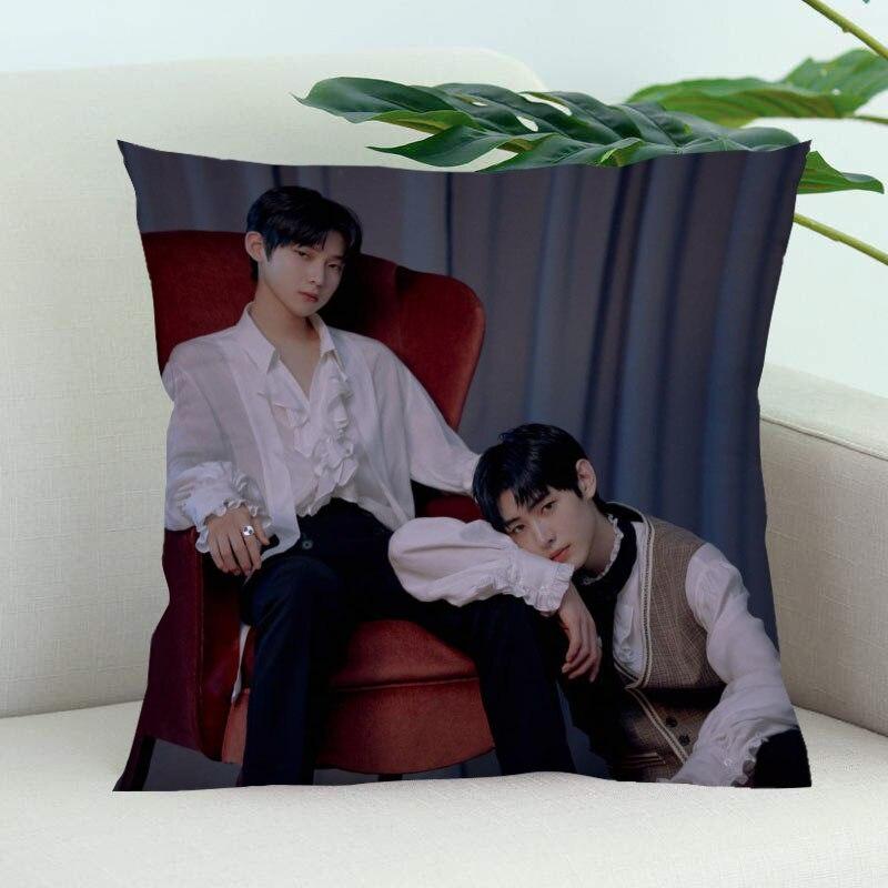 Enhypen Pillow Cover Bedroom Home Office Decorative Pillowcase Square