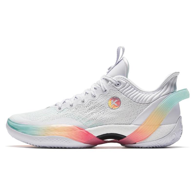 ANTA Three point Rain1.0 Basketball Shoes Men's Low top White/Orange Sneakers 912321102S-2