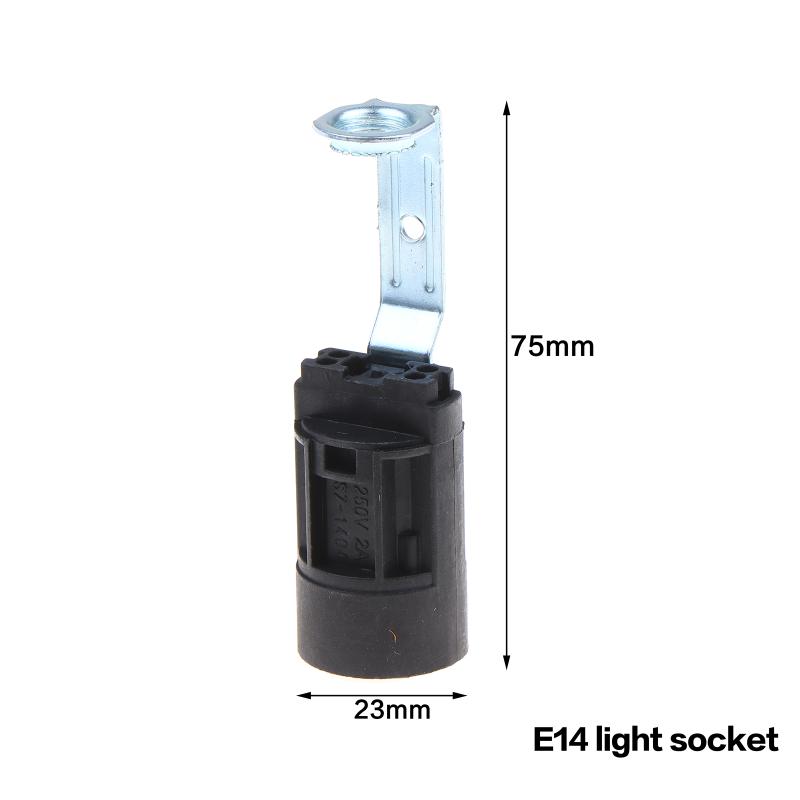 55-100Mm E14 Light Candelabra Base Socket Bulb Holder Candles Lamp Replacement Adjustable Led Chandelier Cover Bases Holder