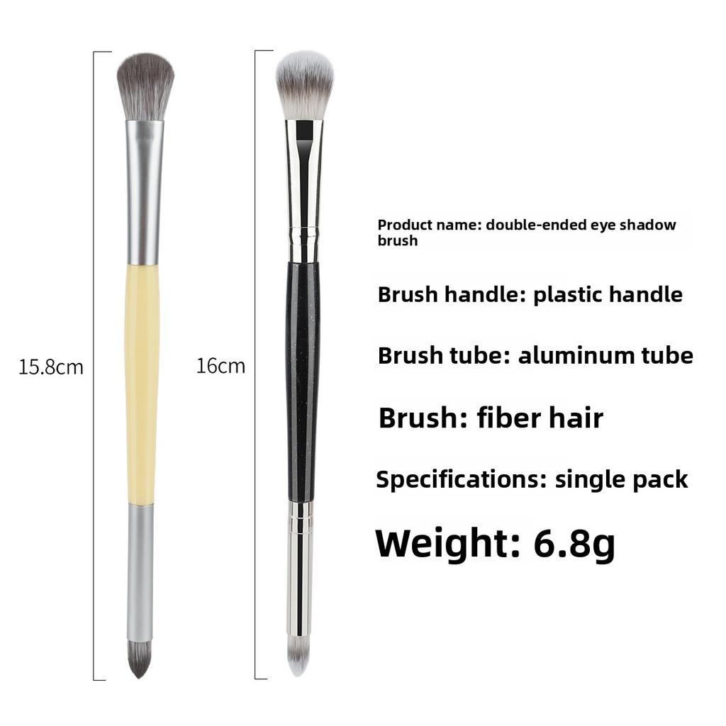 Double Head Eyeshadow Brush, Smudge Highlight Brush, Detail Brush Aegyo Sal Brush, Candy 5-color Eye Brush, Single Makeup Brush.