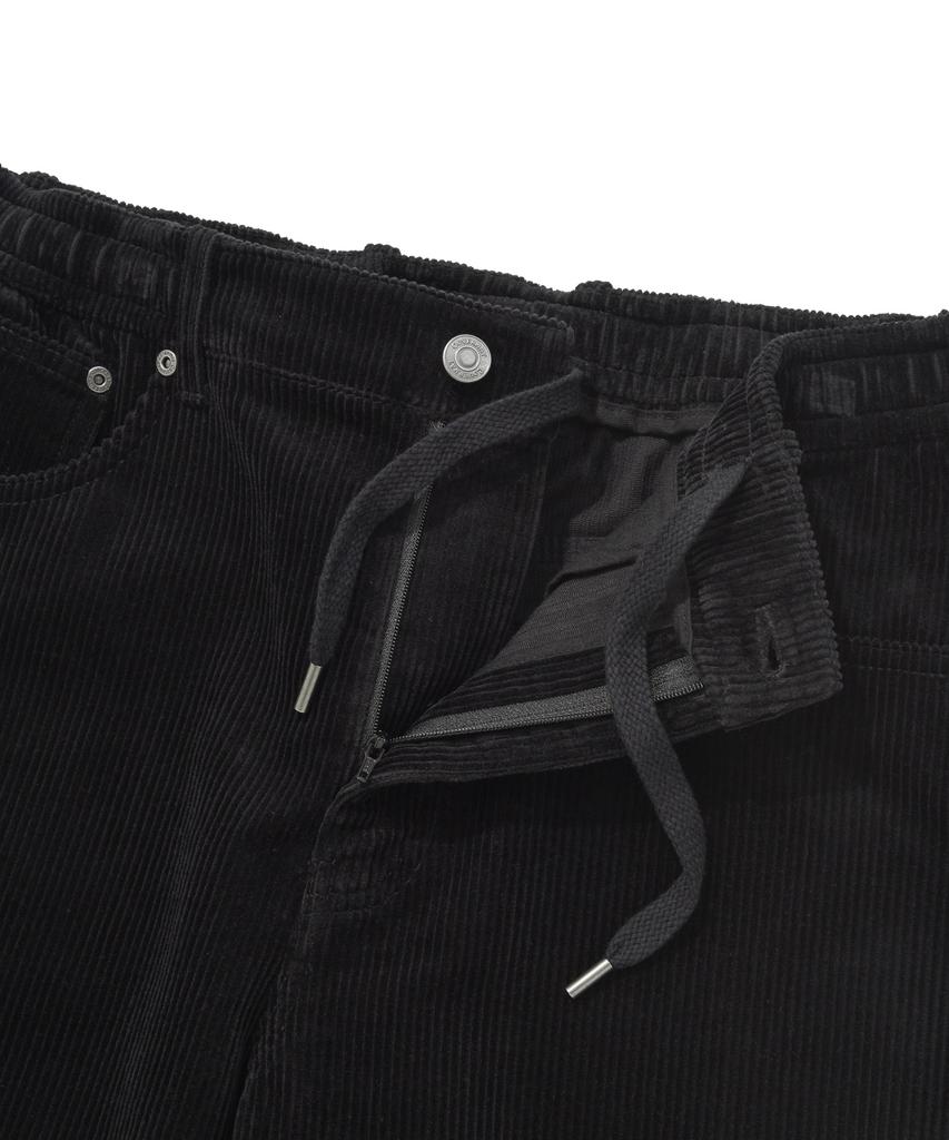 COVERNAT Semi-Wide Fit Corduroy Carpenter Pants Black
