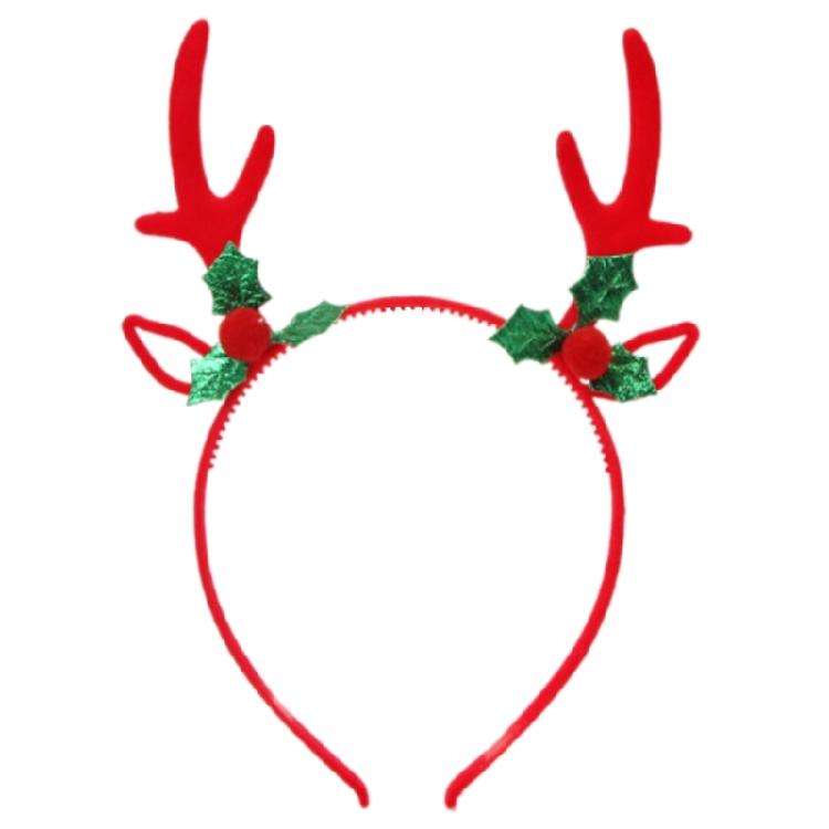 Weihnachtsthema Geweih-Haarband Festival Pailletten Rentier-Haarreif Familienfeier Kopfschmuck Feiertagsparty Zubehör