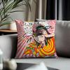 Viral SShintaro Kagoied Cushion Cover Antidustmite Pillowcase Invisible Zipper Silky Short Plush Sofa Cushion Cover