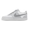 Court Vision Dark Gull Gray Abrasion Resistant Low Top Skateboard Shoes Men's White Gray HM9862-002(Team773-)