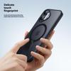 For iPhone 16 Plus Case Compatible with MagSafe Rotating Straight Kickstand TPU+PC Matte Phone Cover