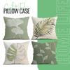 Modern Plants Cushion Pillowcase Printed Polyester 45X45Cm Throw Pillowcover Decorative Sofa Cushion Pillowslip Home Decor