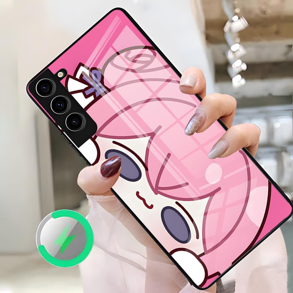 Game N-Nikke D-Doro Phone Case For Samsung S26 Ultra S25 Edge S23 S22 S21 S20 Ultra Plus S24 Fe A25 Magnetic Glass Cover