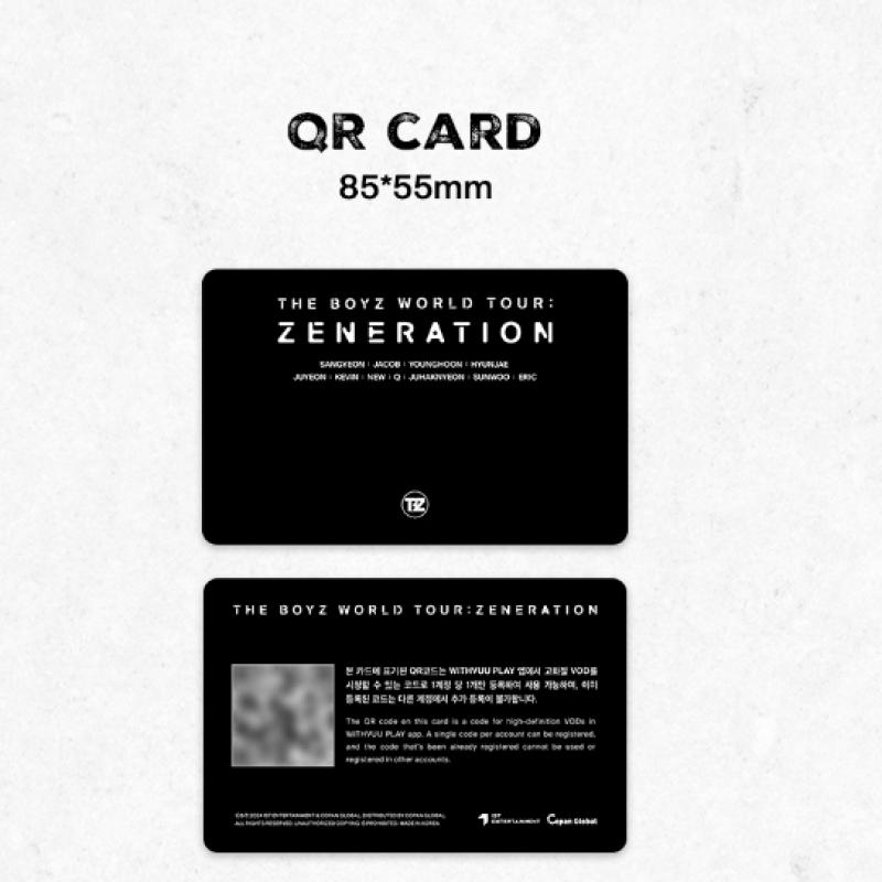 The Boyz 2nd World Tour  Zeneration Qr