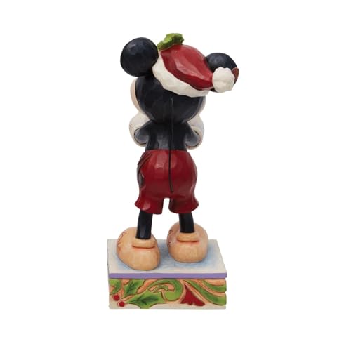 Enesco Statue/Figure "Disney Traditions" Secret Santa Mickey Mouse, Size: 10 X 6.5 X H15.5cm, DTR6013060