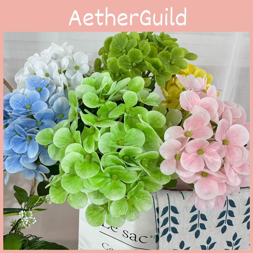 Hydrangea Flower Artificial Wedding Hotel Restaurant Desktop Ornament Decoration