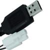 KET 2P Connectors USB Charging Cable for 7.2V 250mA NiMH NiCD Batteries with Convenient Plugs and Safety