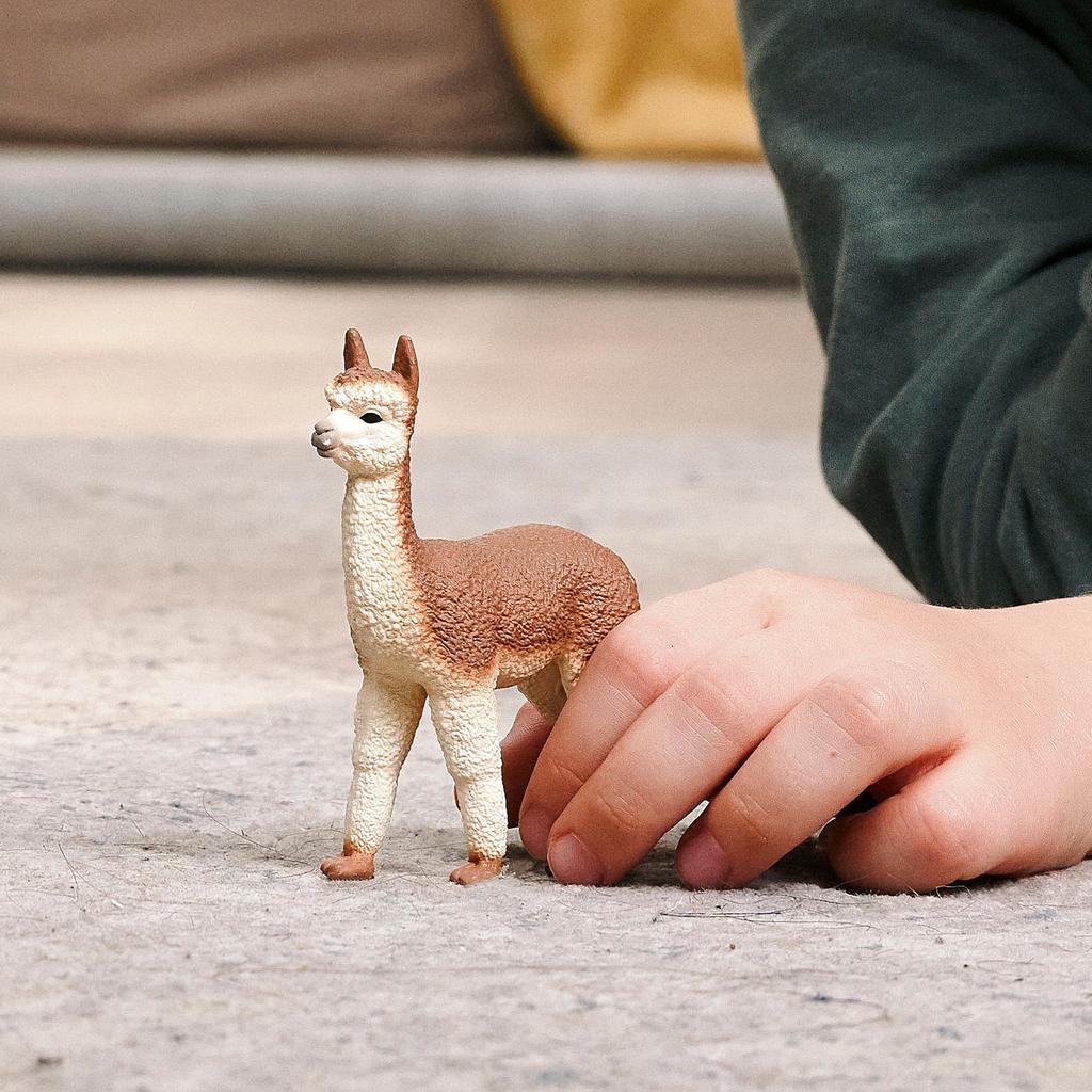Schleich Farm World Alpaca Ages Realistic Gift 14928 Figurine, 3+, Animal,