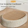 S/L Cat Scratcher Oval Sisal Cat Scratch Board Nest For Indoor Cats Grinding Claw Round Cat Scratching Board Pet Supplies