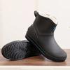 Outdoor Non-slip Fishing Rain Boots New Men's Fashion Mid-calf PVC Rain Boots Short Barrel Medium Barrel Waterproof Rain Boots