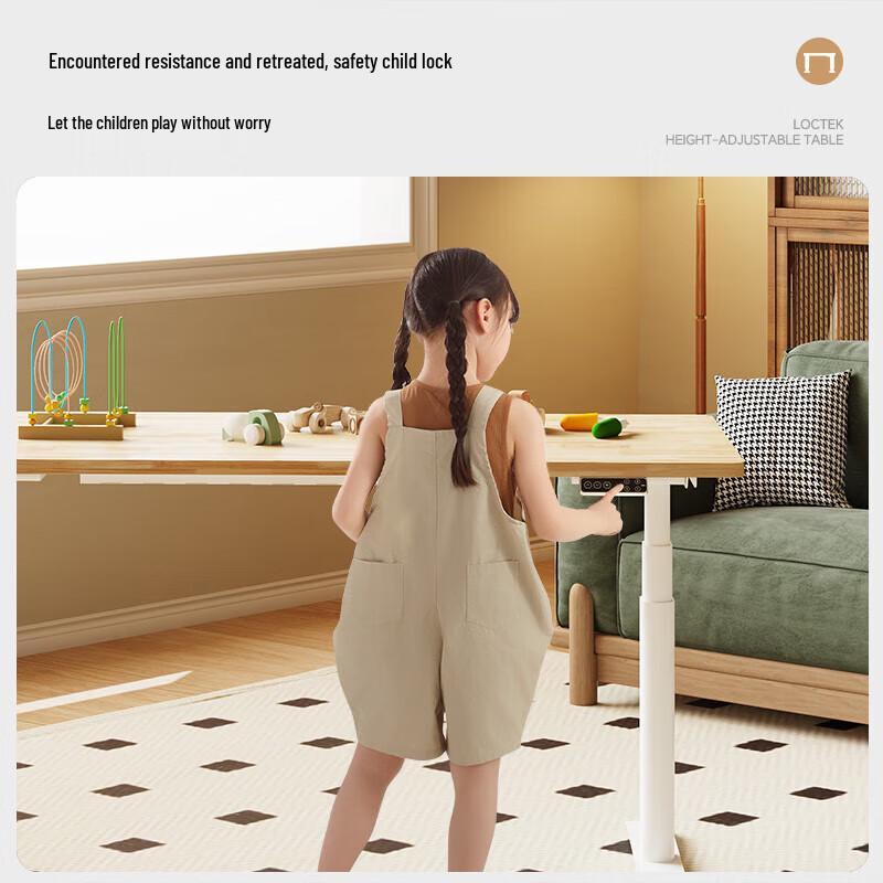 Loctek E6 Solid Wood Electric Standing Desk