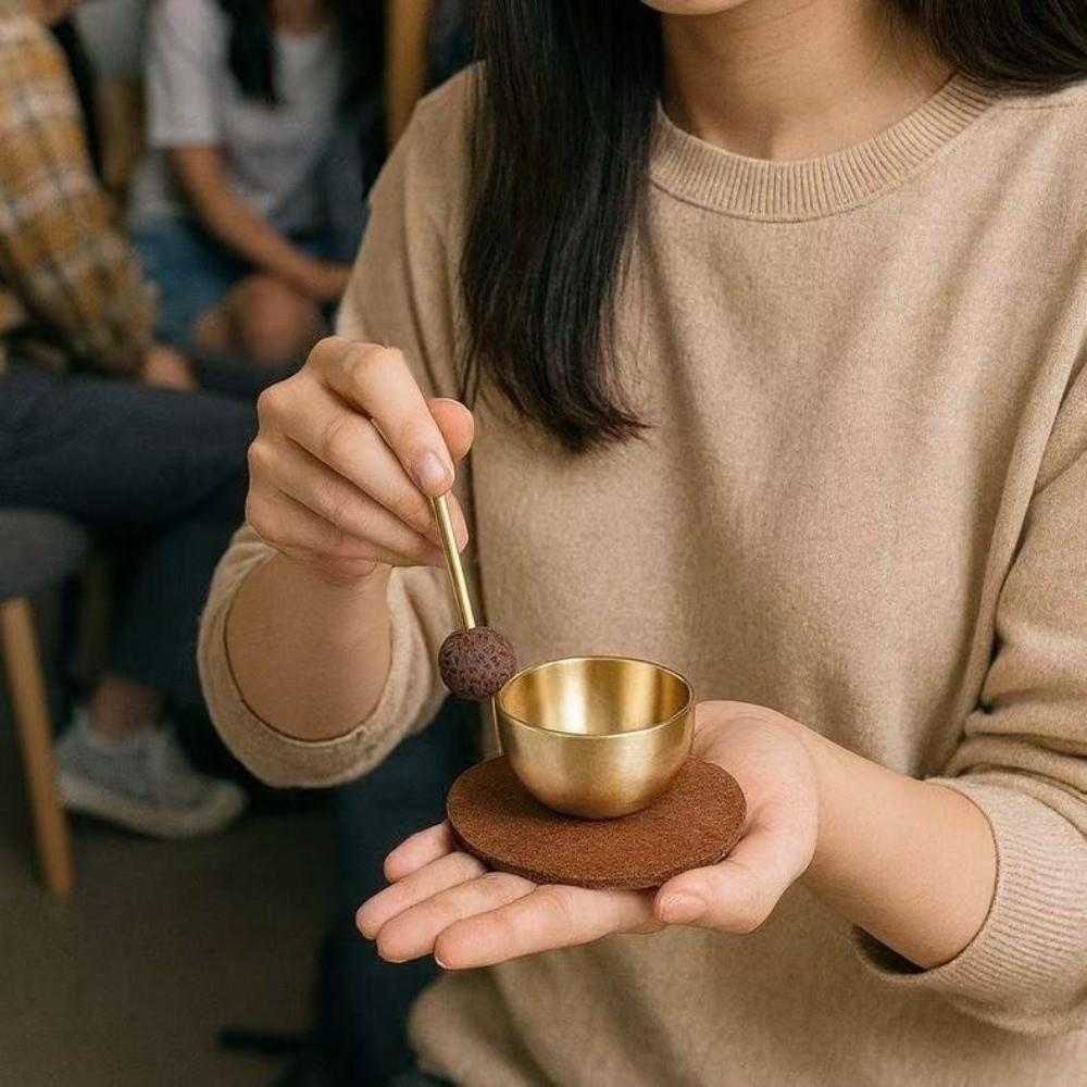 Stress Relief Mini Singing Bowl Healing Tibetan Singing Bowl Sound Bowl Meditation Practice