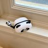 Cute Panda AirPods Pro Protective Case Compatible with Apple 1/1/1 Gen Bluetooth Earphones Silicone Soft Case