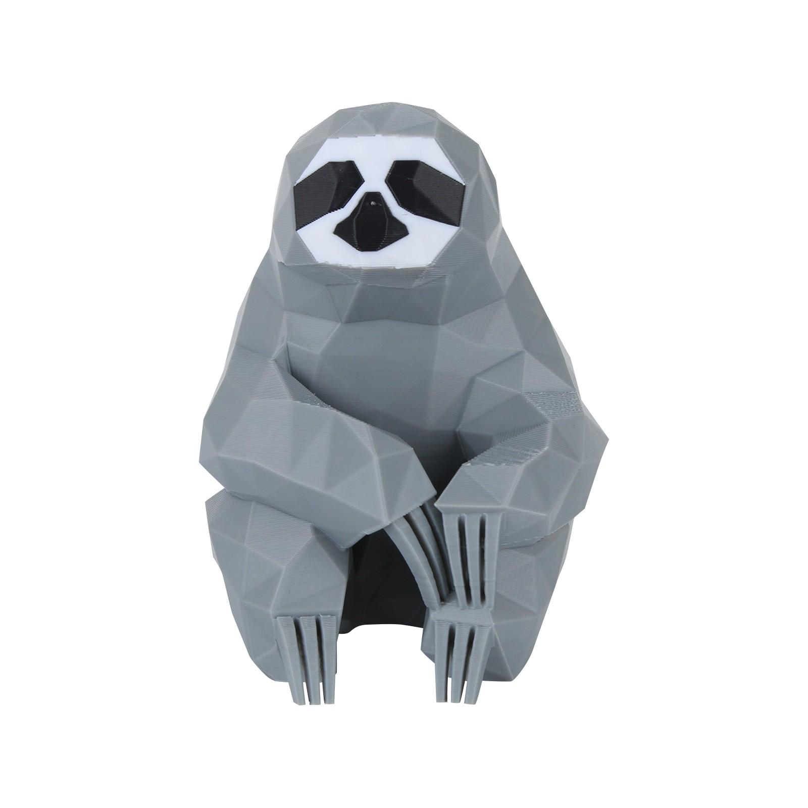 

Реалистичный ленивец, напечатанный на 3D-принтере, размышляет о домашнем декоре One Size