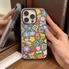 Bemalte Handyhülle für iPhone 15 11 13 14 für 15 16 Pro Max 12 13 16 Pro Niedlich Fasion Lustig Lanyard Handyhülle Neueste Top-Selling-Empfehlungen