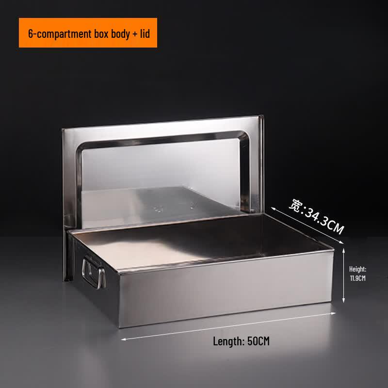 Xiuzhi Large Commercial Stainless Steel Spice Box Set