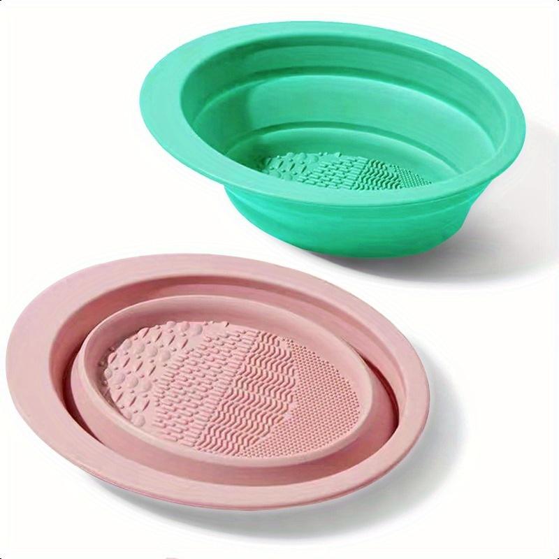 Newest Silicone Makeup Brush Cleaning Pad-Efficient & Portable & Reusable Makeup Brush Cleaning Mat with Suction Cup