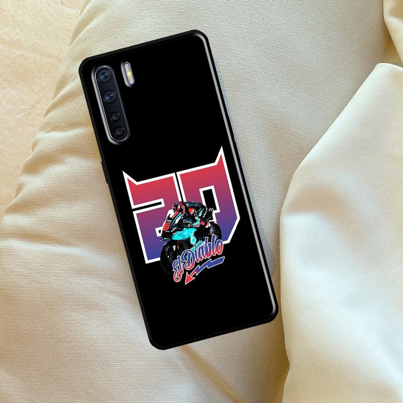Fabio Quartararo 20 For OPPO A79 A38 A58 A78 A98 A54 A74 A94 A16 A76 A96 A5 A9 A52 A72 A15 A17 A57 A53S Case