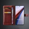 Card Holder Cover Case for Vivo iQOO 12 / iQOO12 Pu Leather Flip Cover Retro Wallet Phone Case Business Fundas Coque