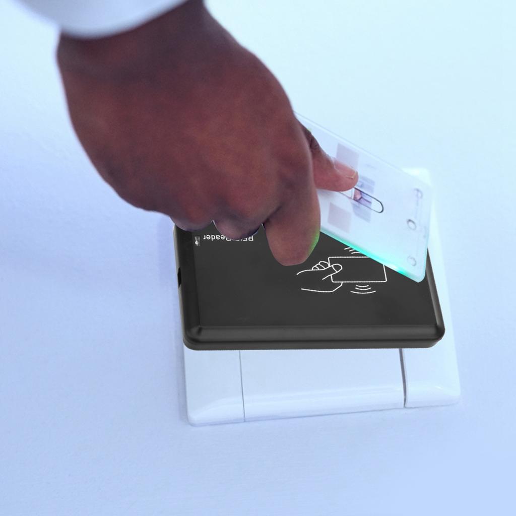 ID-kortläsare 125kHz Värdgränssnittsenhet USB 2.0 USB-driven 3~8cm Avkänningsområde