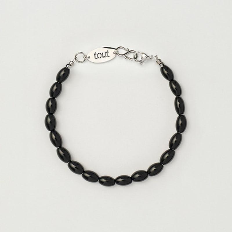 

tout mini black bean bracelet M