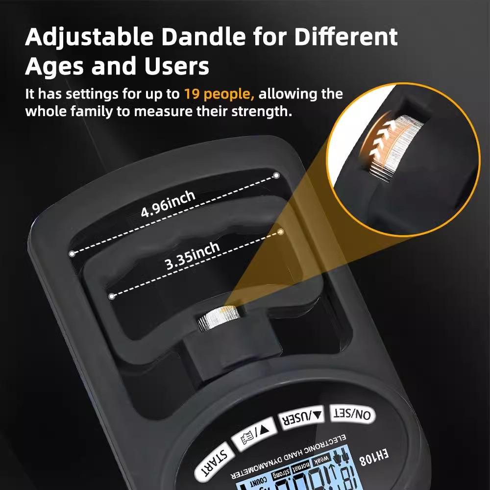 Electronic Hand Dynamometer for Student Grip Strength Testing – Ideal for Junior High, Indoor & Outdoor Use