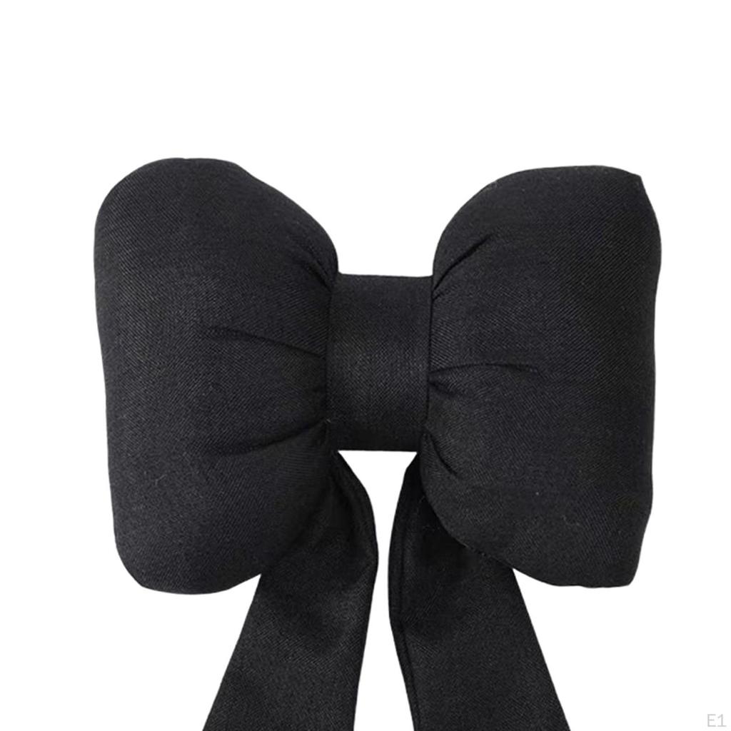 Car Neck Pillow Bow Tie for with Elastic Strap Driving