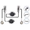 HOTDIVE ST4-DIN Sidemount Scuba Regulator Set