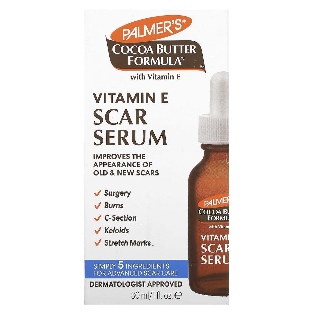 Palmer'S, Cocoa Butter Formula® with Vitamin E, Scar Serum, Fragrance Free, 30 Ml (1 Fl Oz)